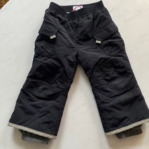 Hanna Andersson insulated snow pants size 90 - 3t black